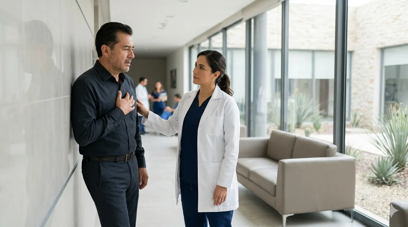 ¿Cuándo acudir con un médico internista por dolor en el pecho en Tlalnepantla de Baz y Naucalpan de Juárez?